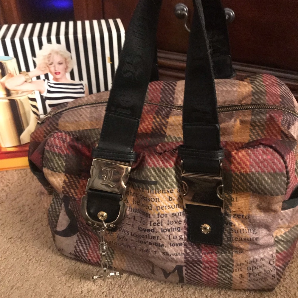 L.a.m.b. Donegal print toaster bag Gwen Stefani